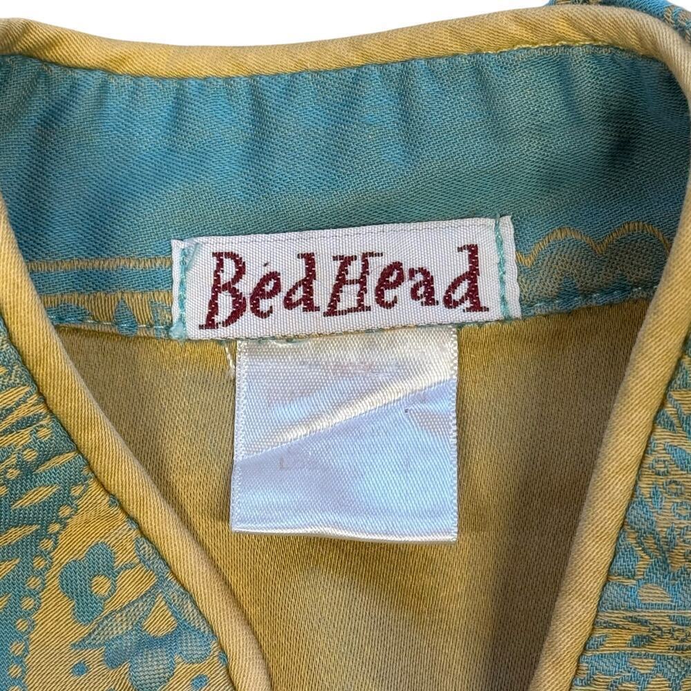 BedHead y2k Vintage Kimono Inspired Robe + Two Piece Pajama Set Small / Medium - Picture 5 of 15